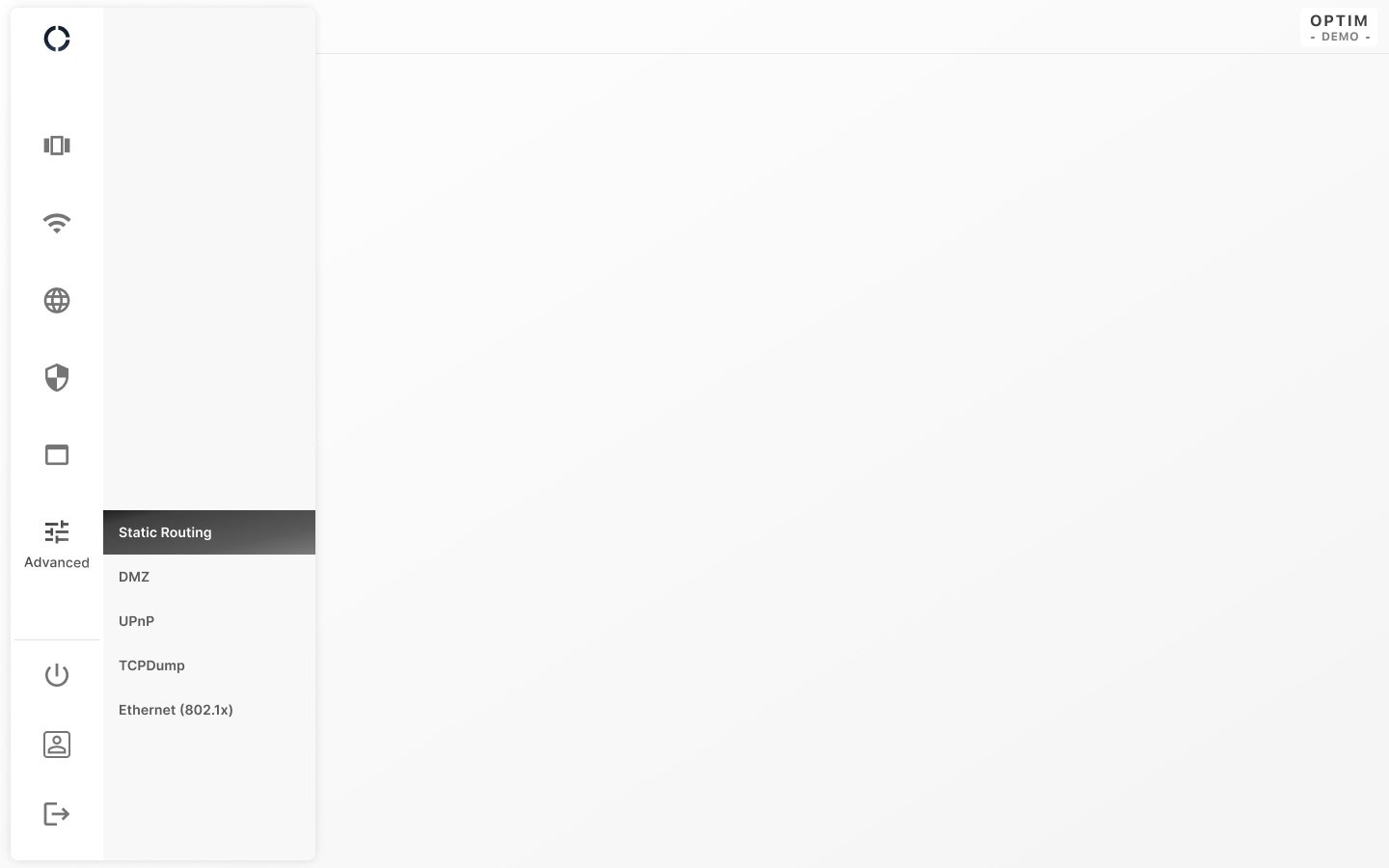 Header & sidebar