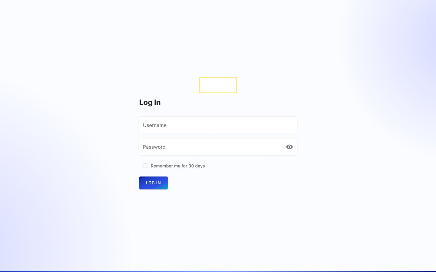 Log in & log out