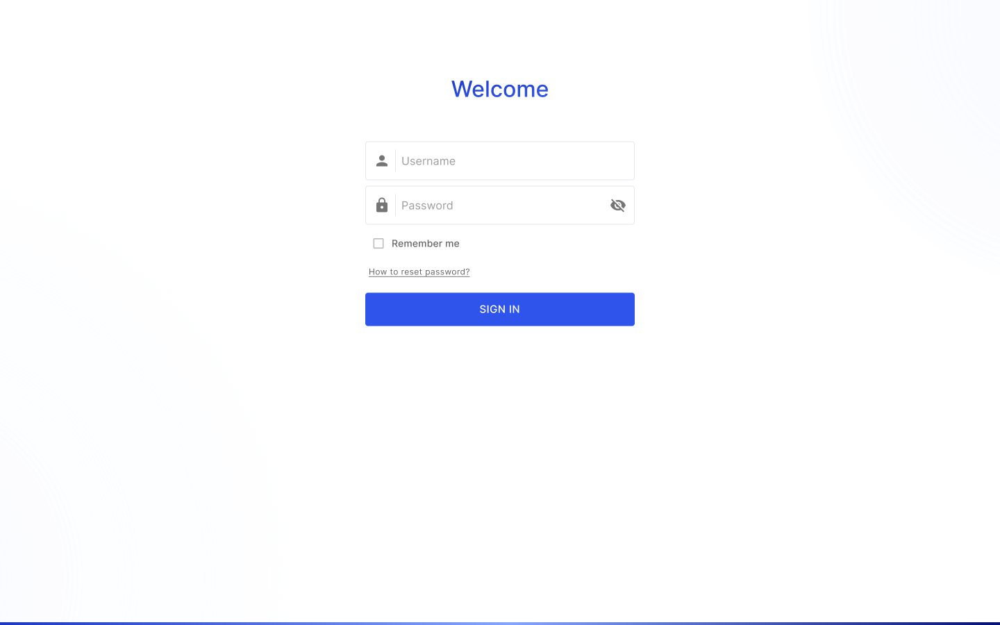 Log in enhancement